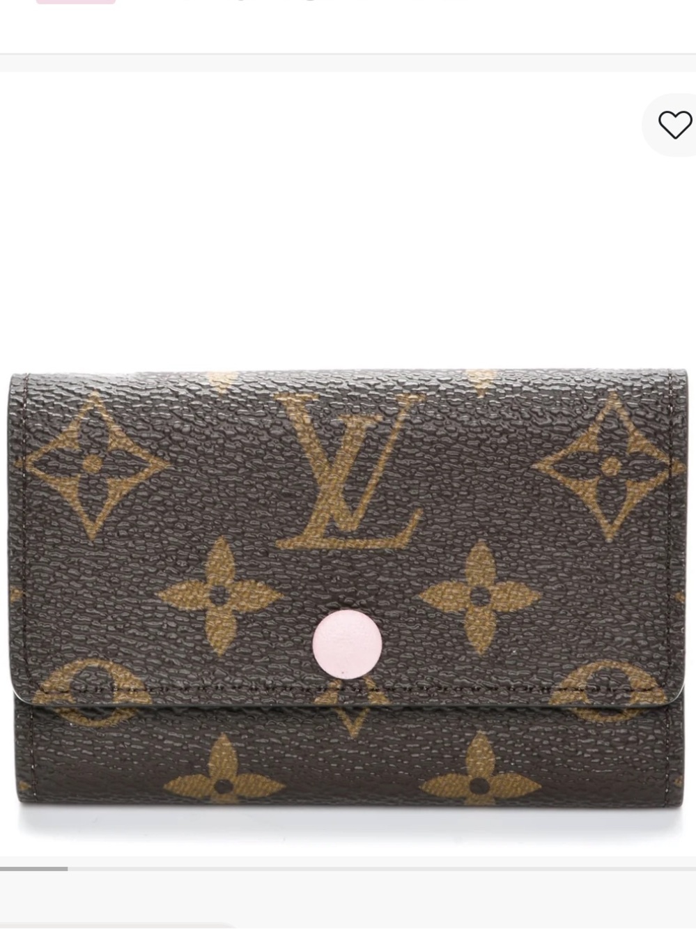Louis Vuitton Monogram Multicles 6 Key Holder Rose Ballerine